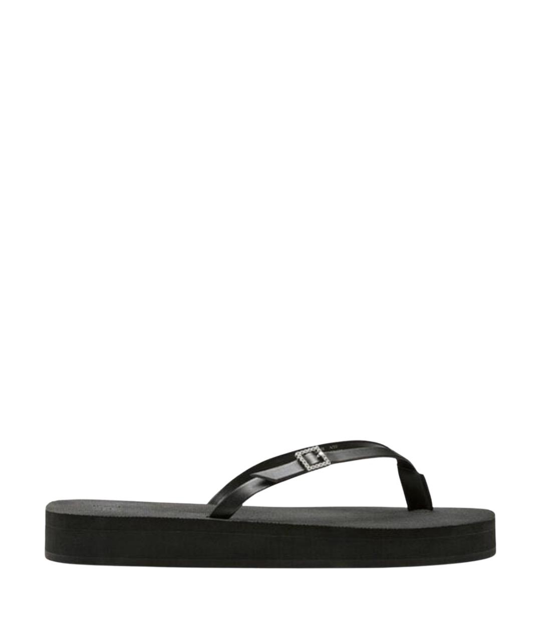 STUART WEITZMAN Черные шлепанцы, фото 1