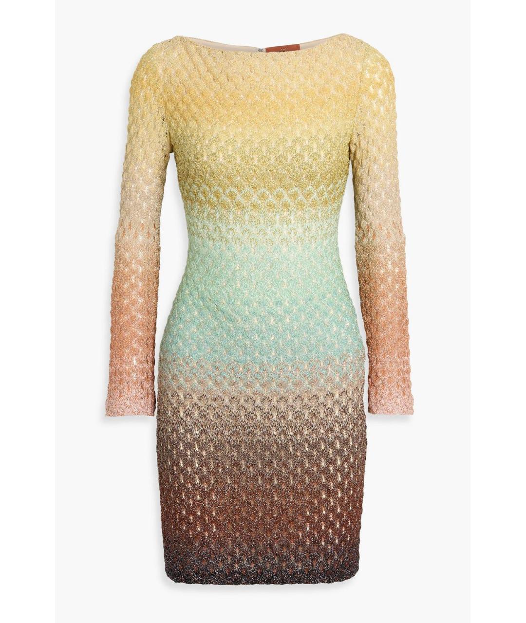 MISSONI Мульти вискозное платье, фото 6