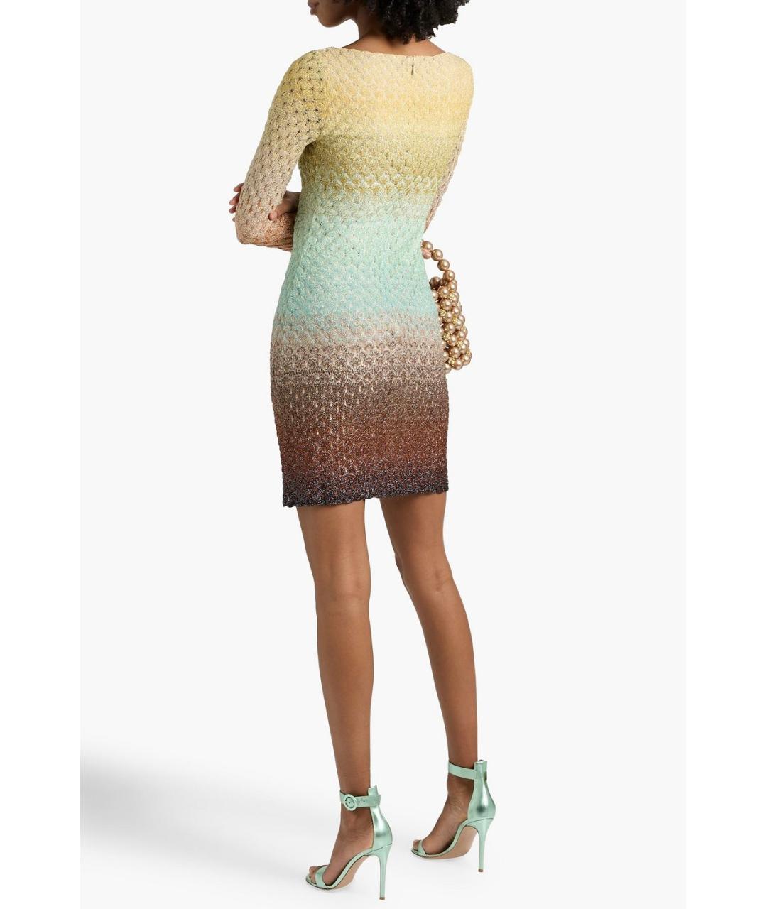 MISSONI Мульти вискозное платье, фото 5