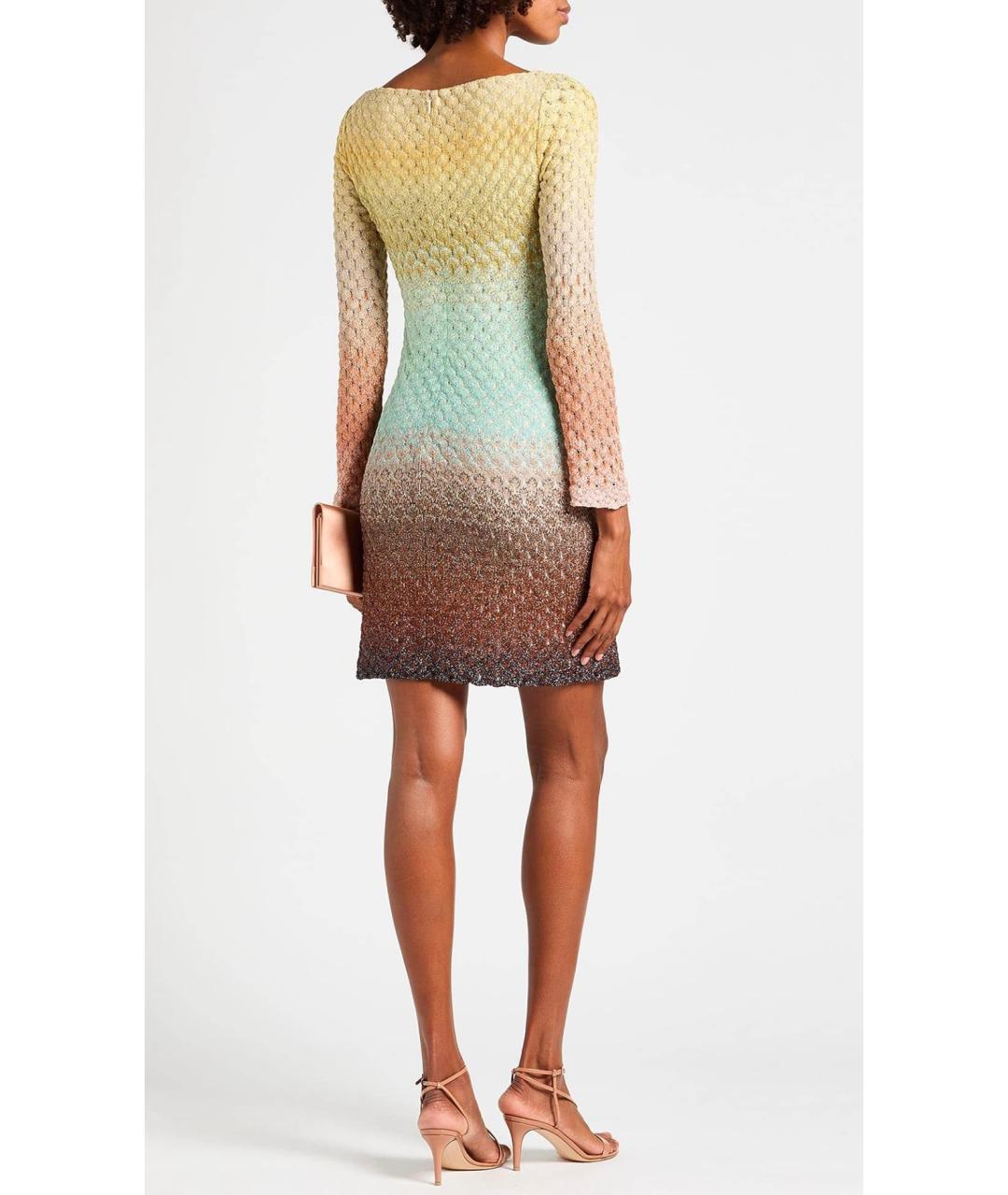 MISSONI Мульти вискозное платье, фото 3