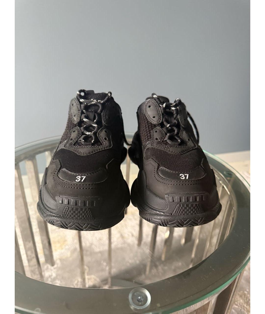 BALENCIAGA Черные кроссовки, фото 3