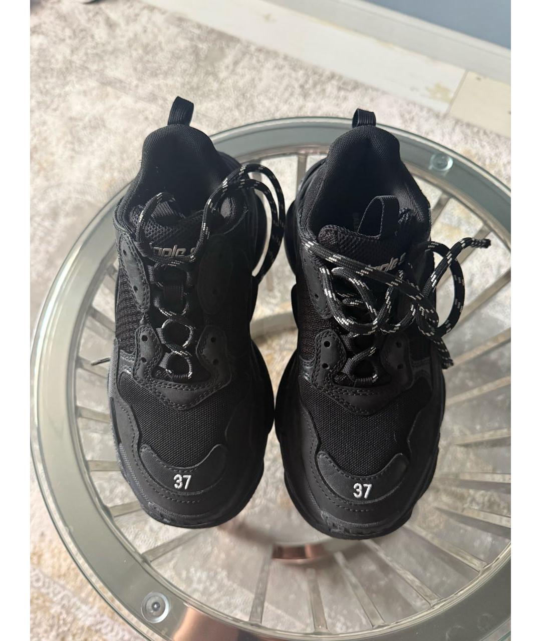 BALENCIAGA Черные кроссовки, фото 4