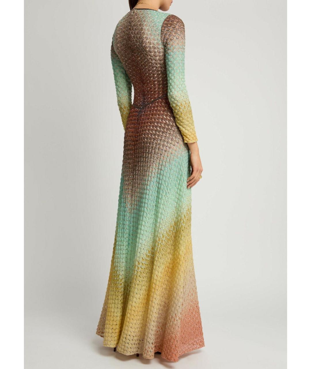 MISSONI Мульти вискозное платье, фото 9
