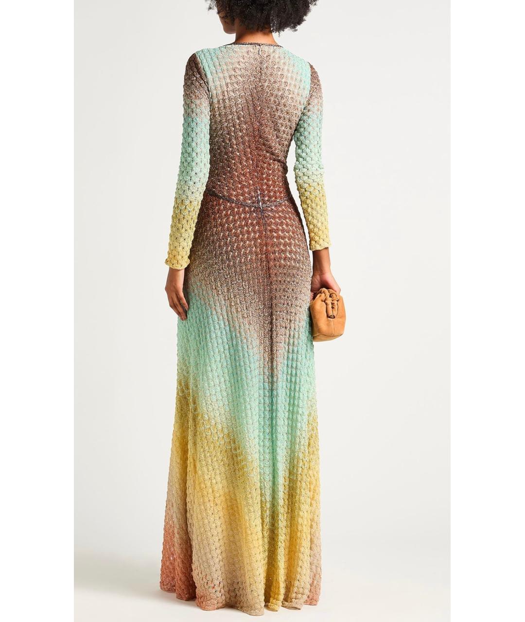 MISSONI Мульти вискозное платье, фото 3