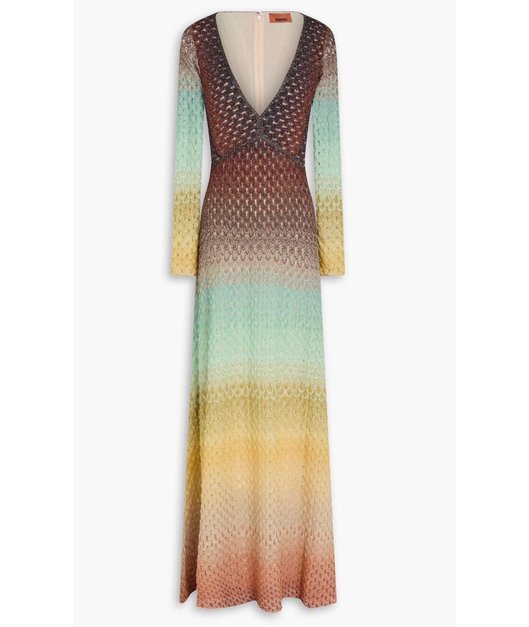MISSONI Мульти вискозное платье, фото 10