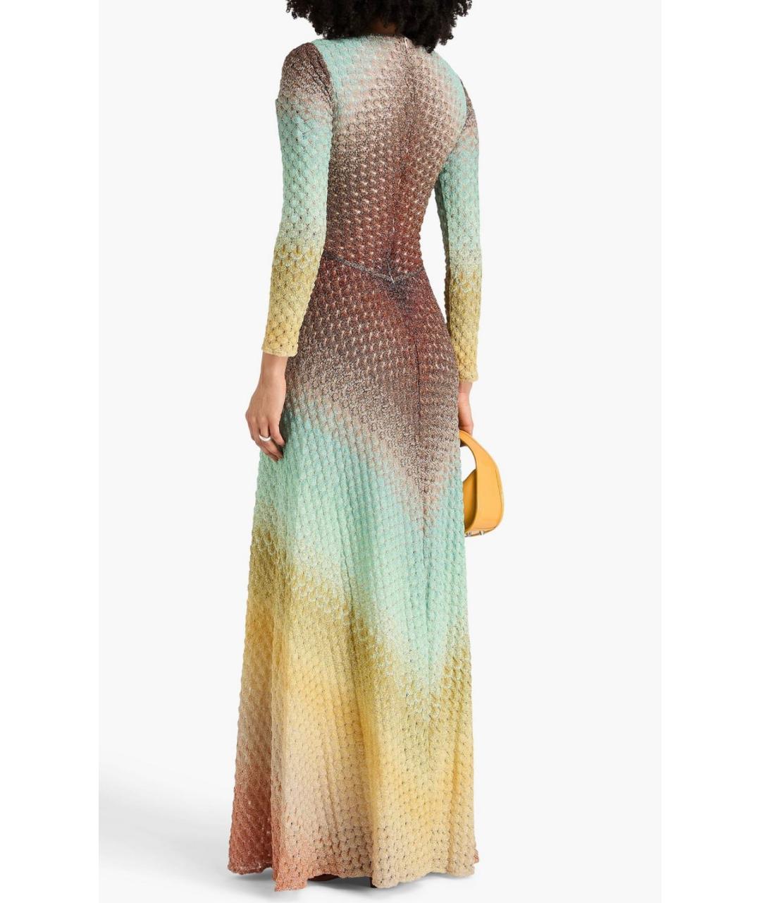 MISSONI Мульти вискозное платье, фото 5