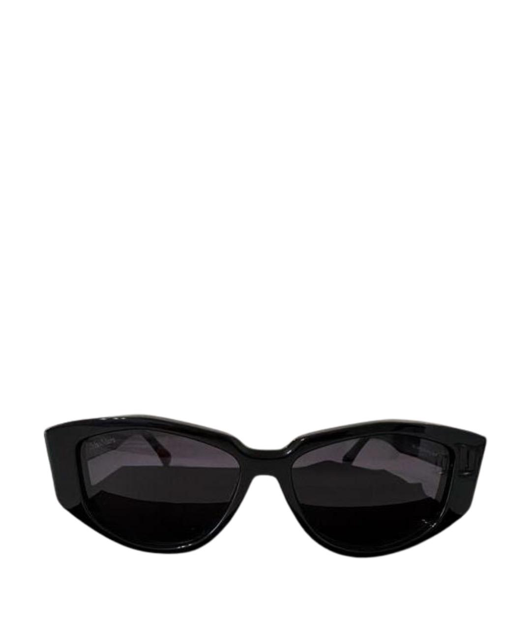 'S MAX MARA Черные пластиковые солнцезащитные очки, фото 1
