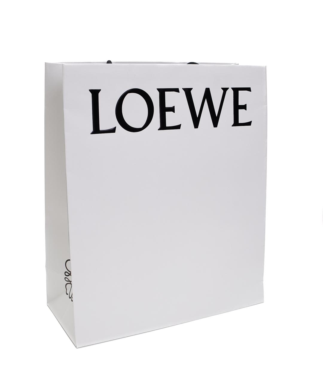 LOEWE Черные текстильные низкие кроссовки / кеды, фото 9