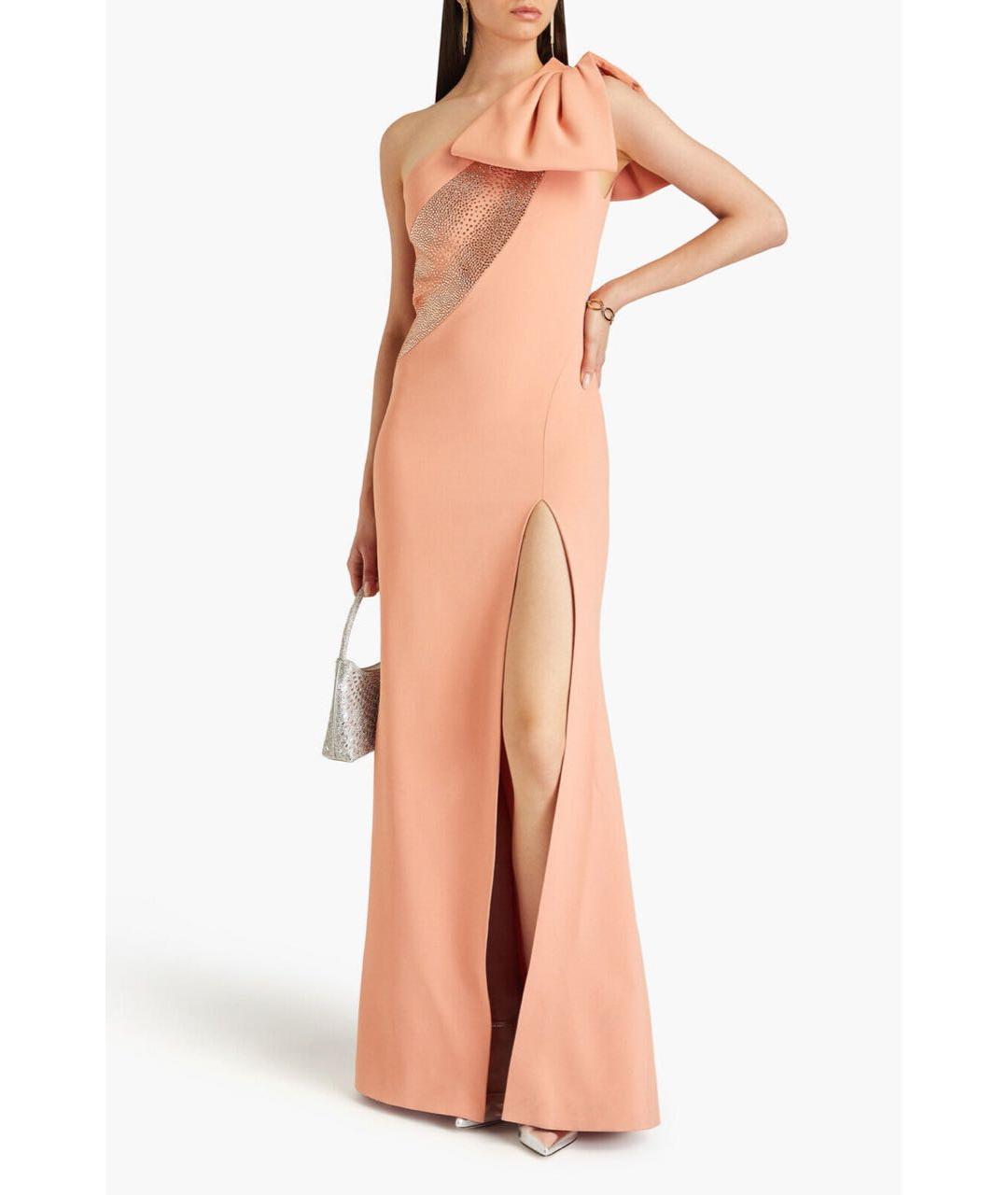 ELIE SAAB Розовое полиэстеровое вечернее платье, фото 5