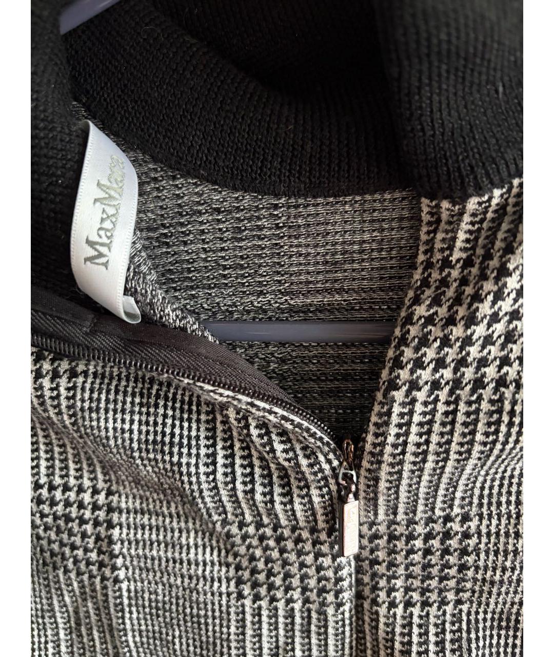 MAX MARA Черная вискозная водолазка, фото 3