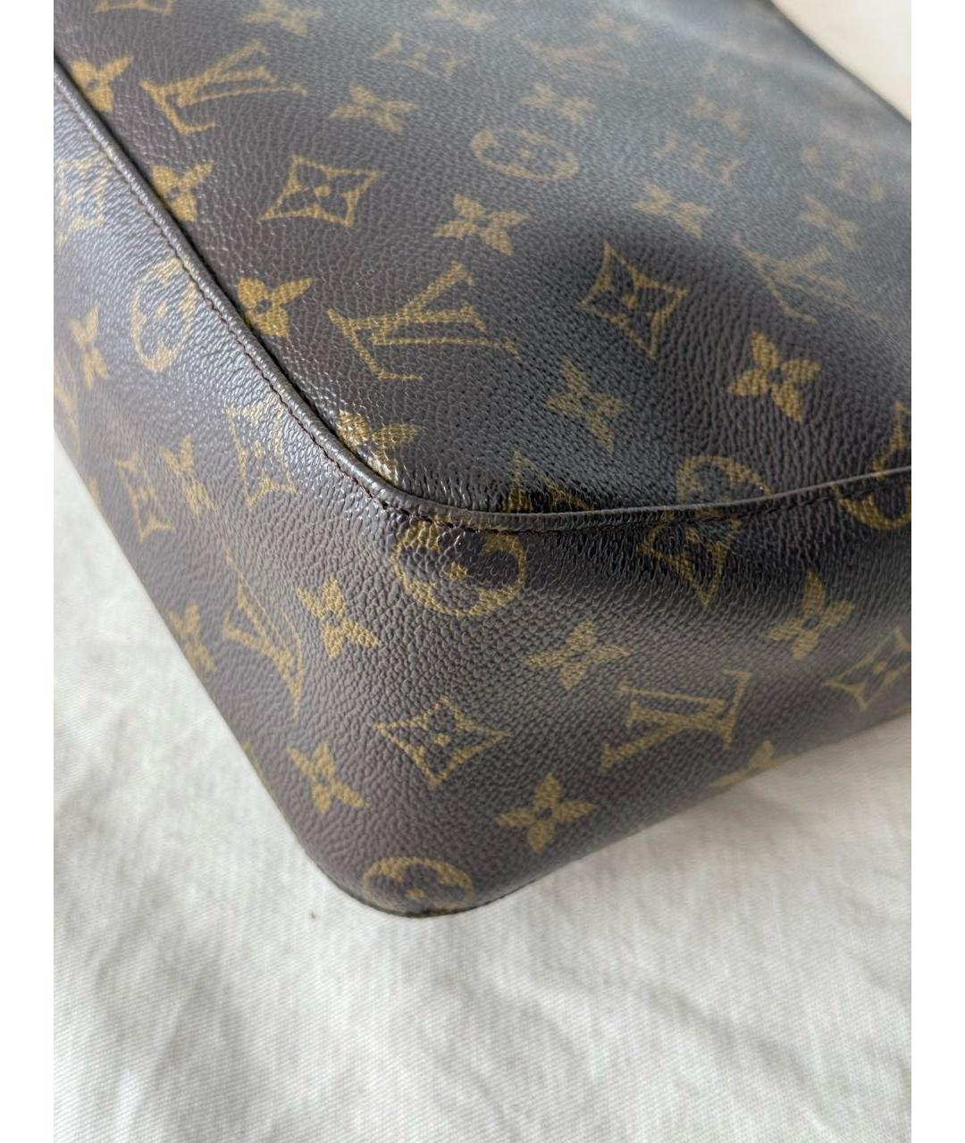 LOUIS VUITTON Коричневая сумка с короткими ручками, фото 8