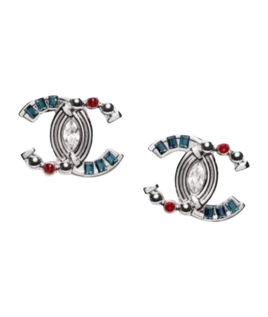 CHANEL Красные серьги, фото 1