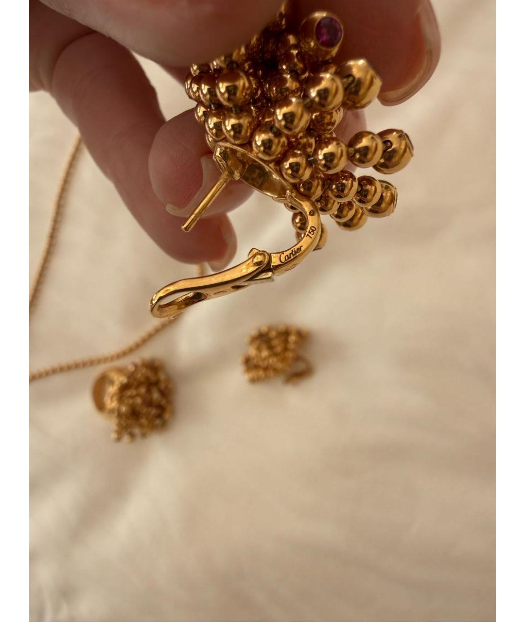 CARTIER Золотой комплект из желтого золота, фото 5
