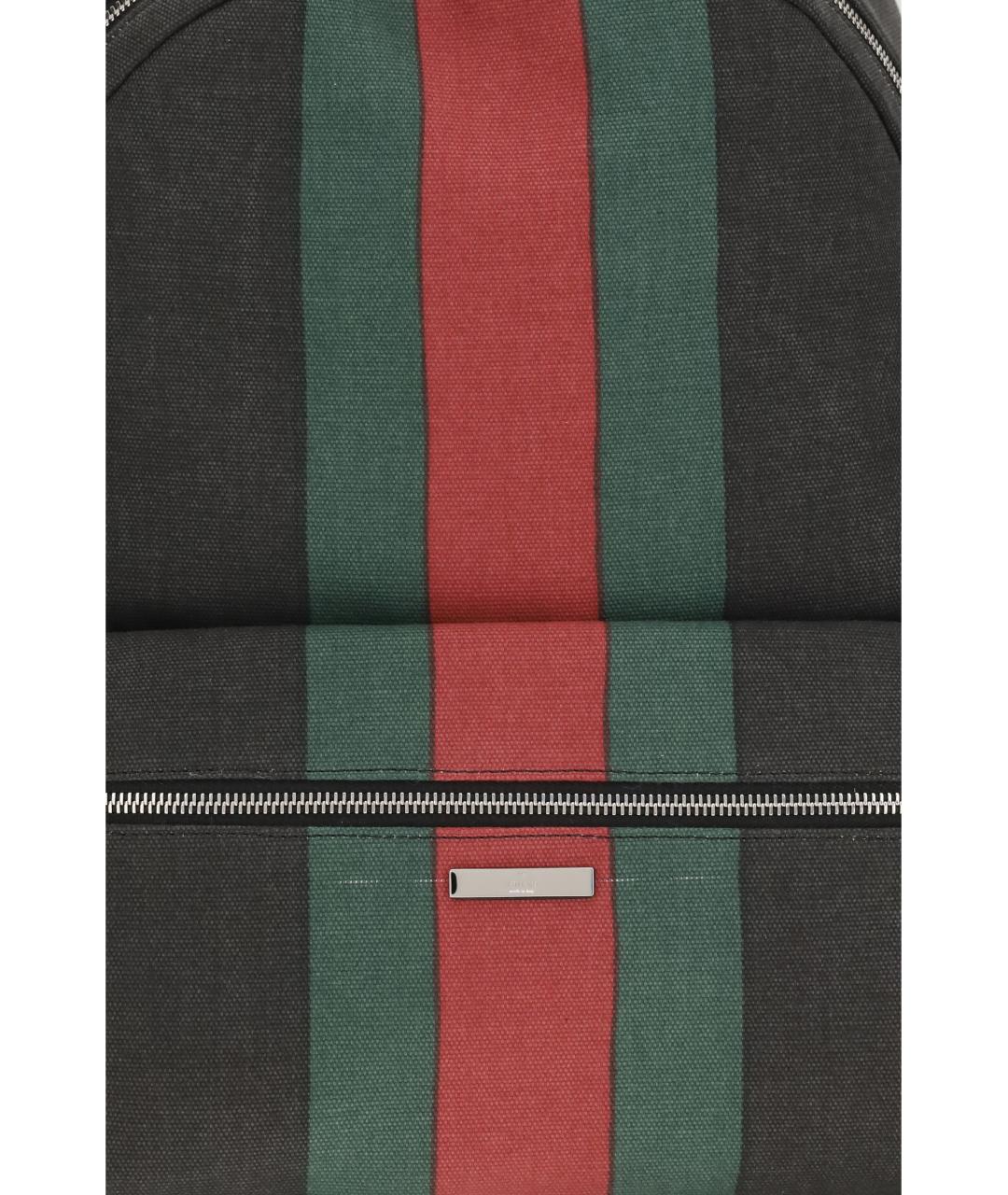 GUCCI Черный тканевый рюкзак, фото 3