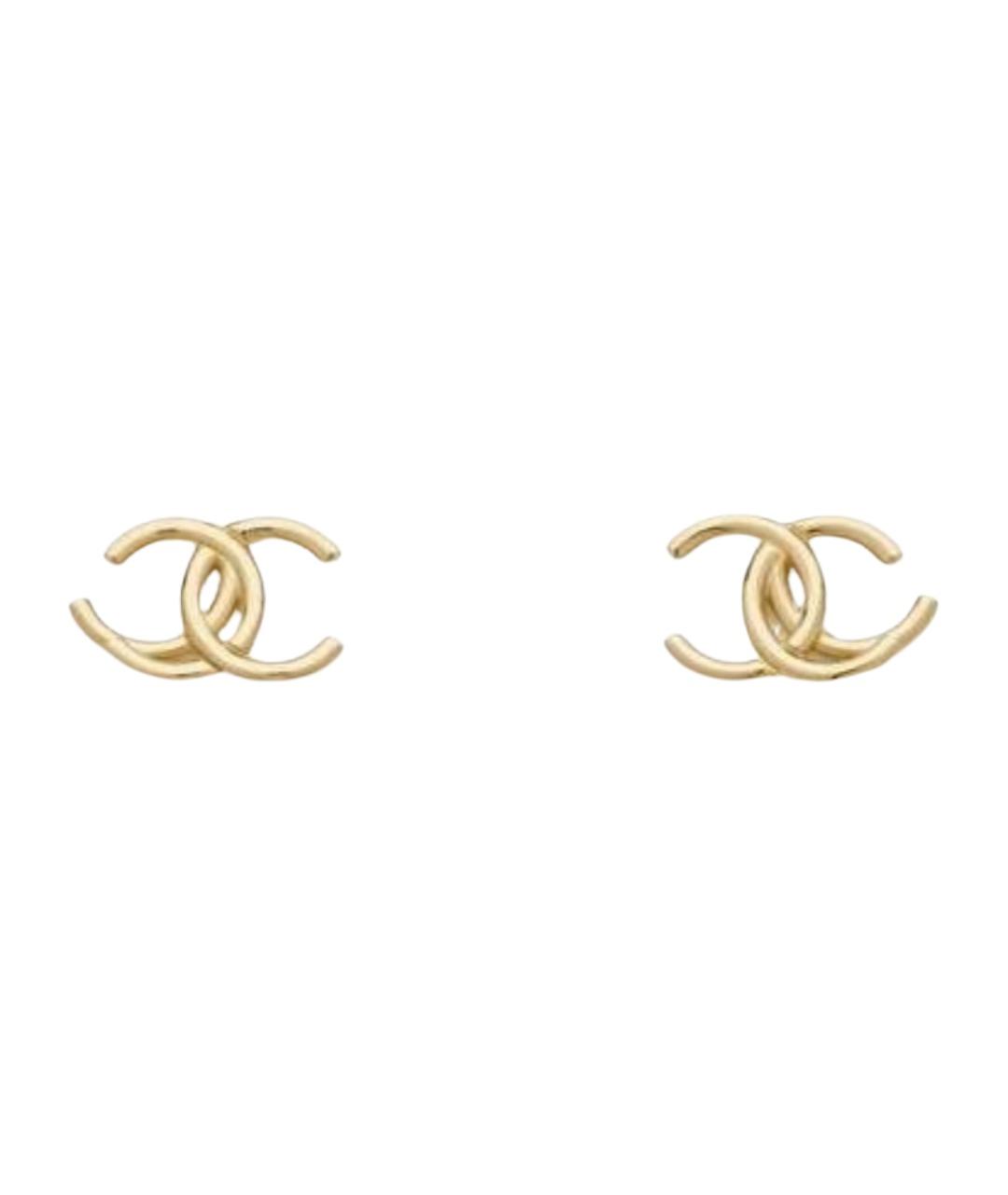 CHANEL Золотые серьги, фото 1