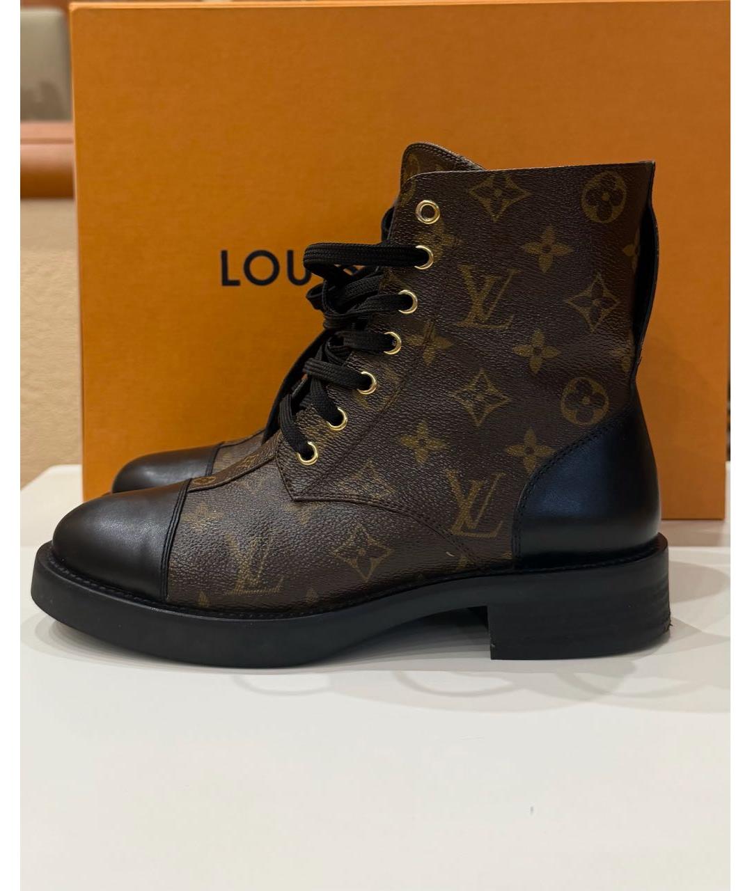LOUIS VUITTON Коричневые ботинки, фото 8
