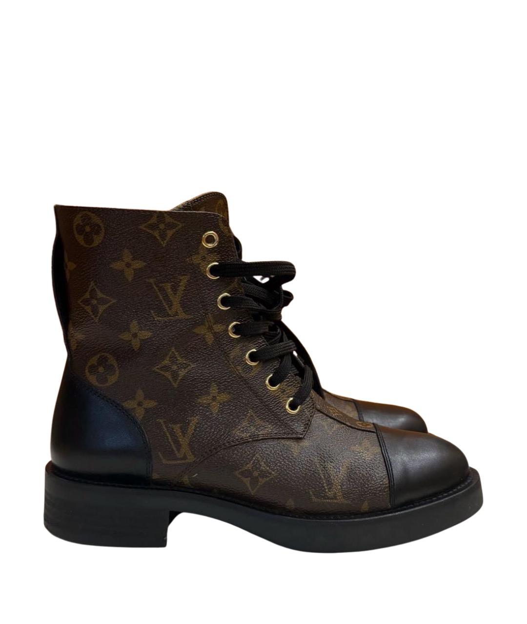 LOUIS VUITTON Коричневые ботинки, фото 1
