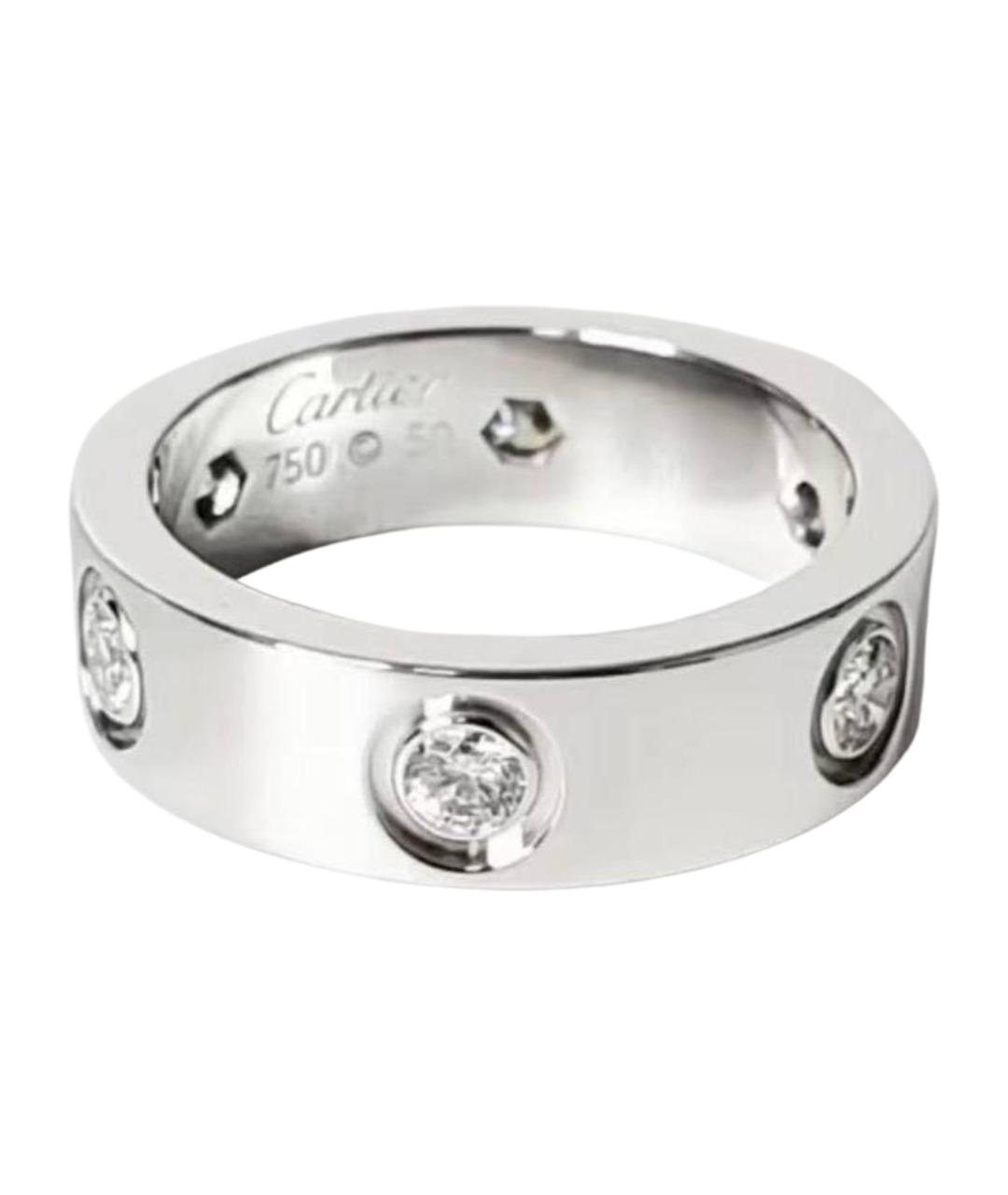 CARTIER Серебряное кольцо из белого золота, фото 1