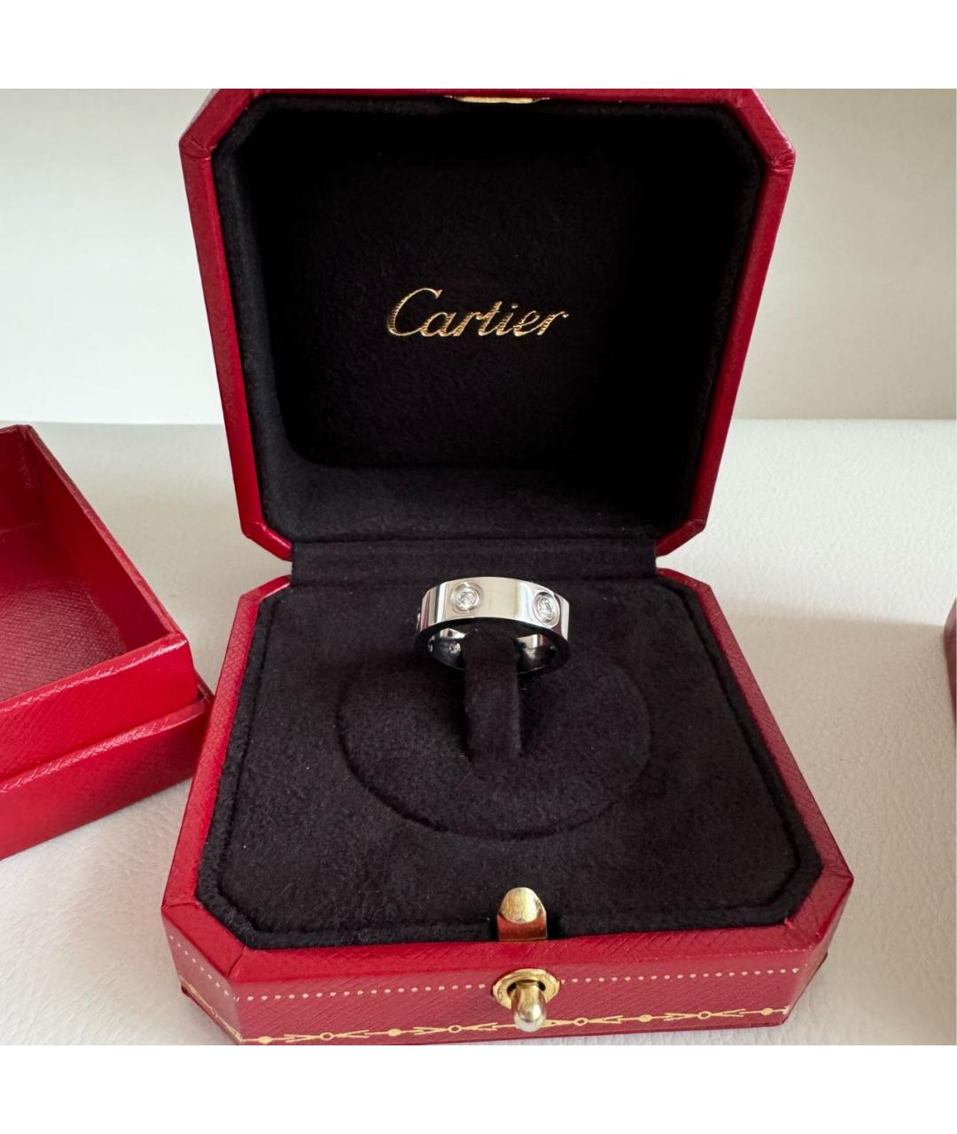 CARTIER Серебряное кольцо из белого золота, фото 2
