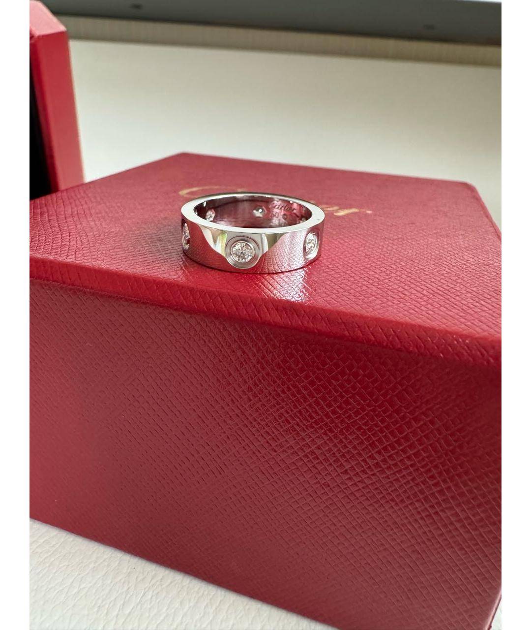 CARTIER Серебряное кольцо из белого золота, фото 7