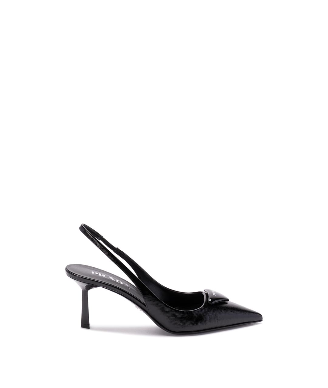 PRADA Черные кожаные туфли, фото 6