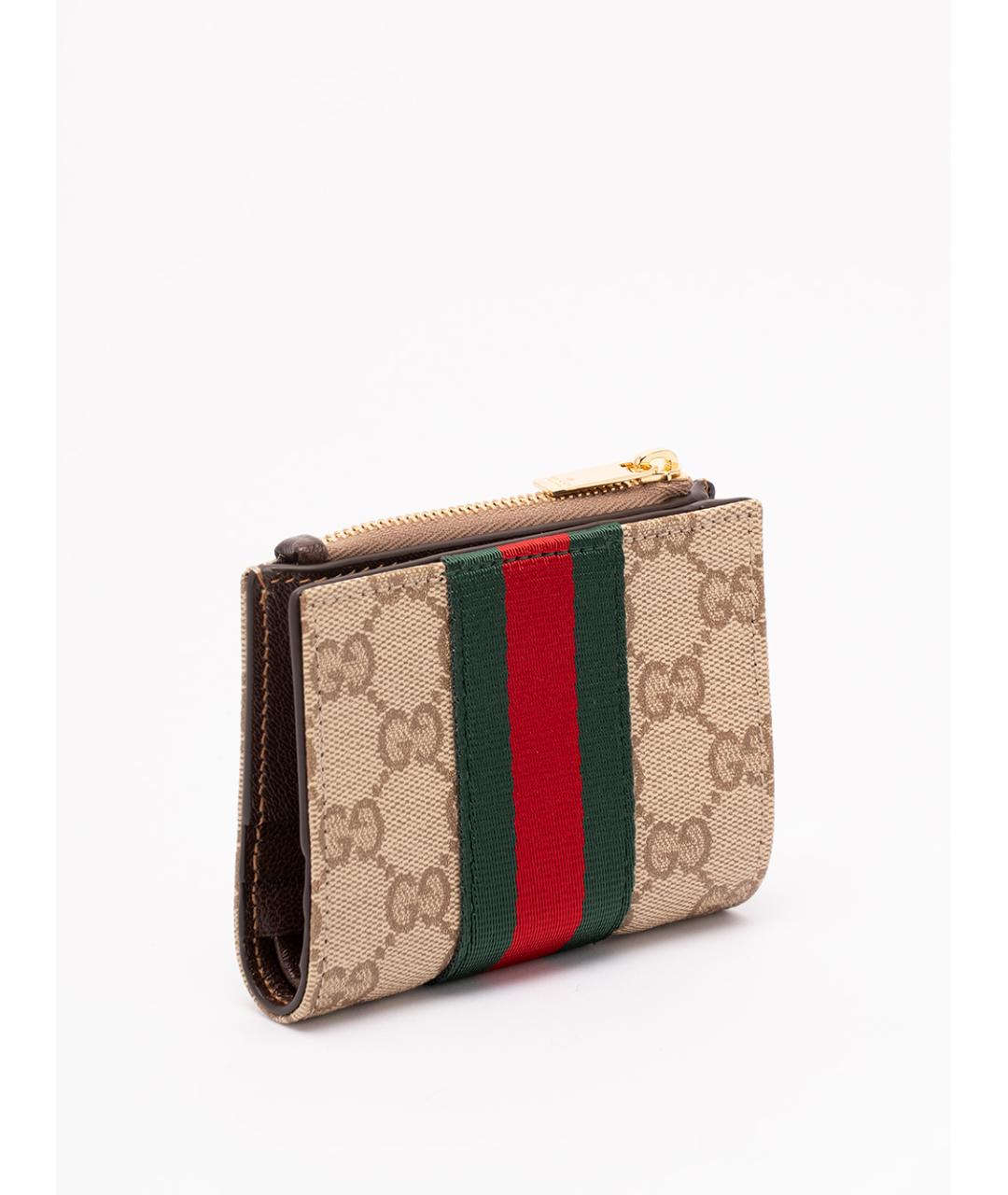 GUCCI Бежевый кошелек, фото 3