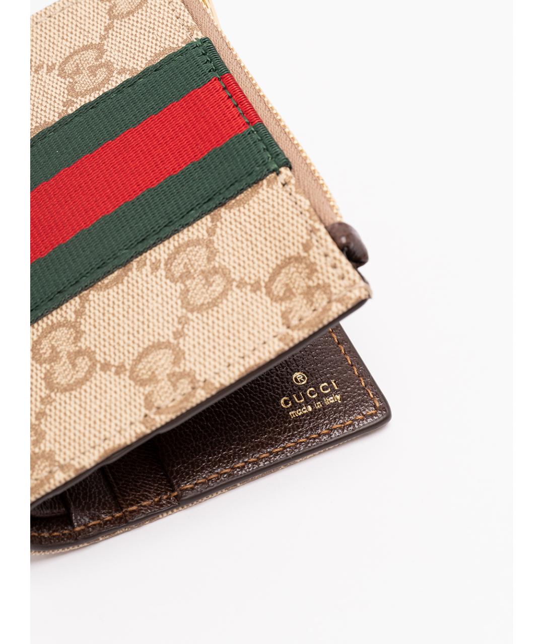 GUCCI Бежевый кошелек, фото 4