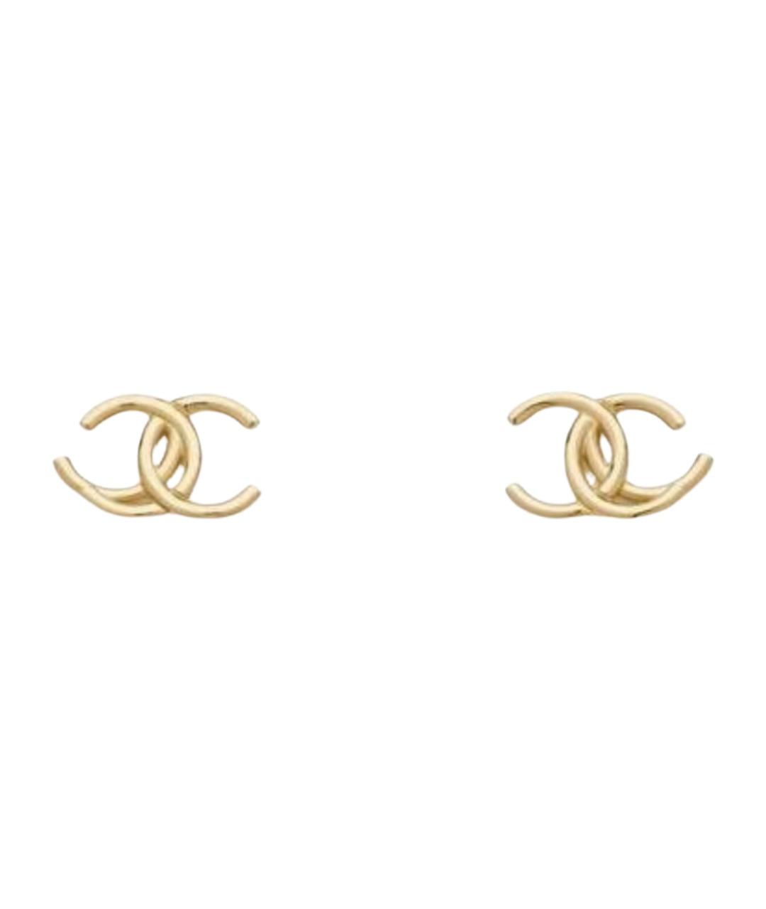 CHANEL Золотые серьги, фото 1