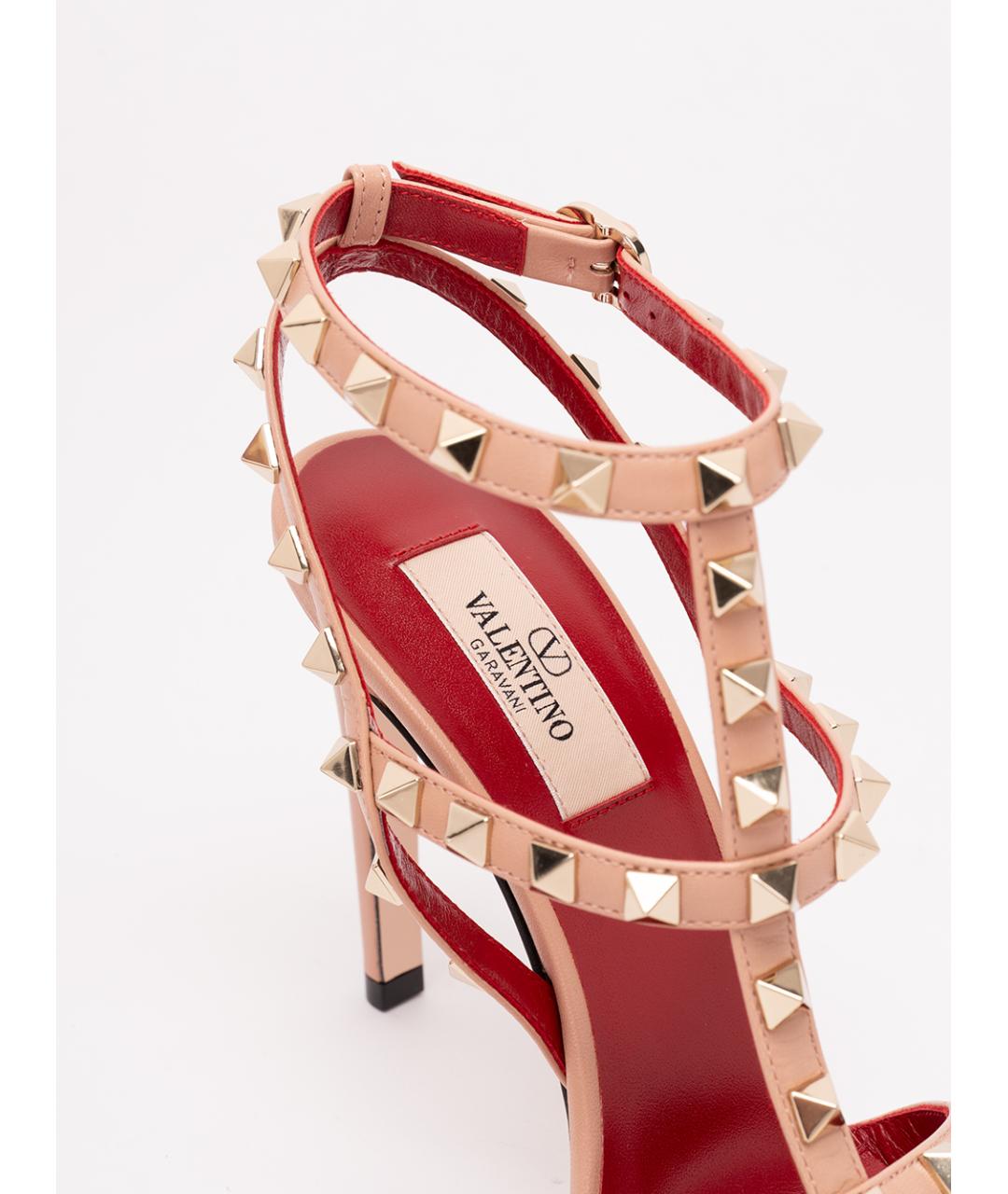 VALENTINO Бежевые кожаные туфли, фото 6