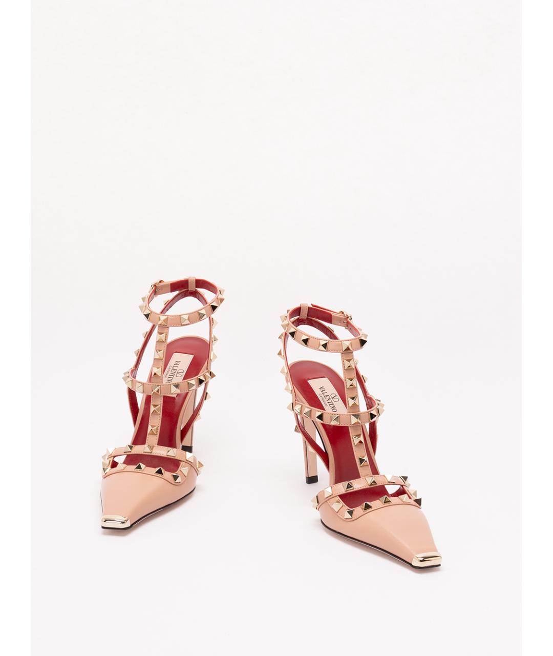 VALENTINO Бежевые кожаные туфли, фото 2