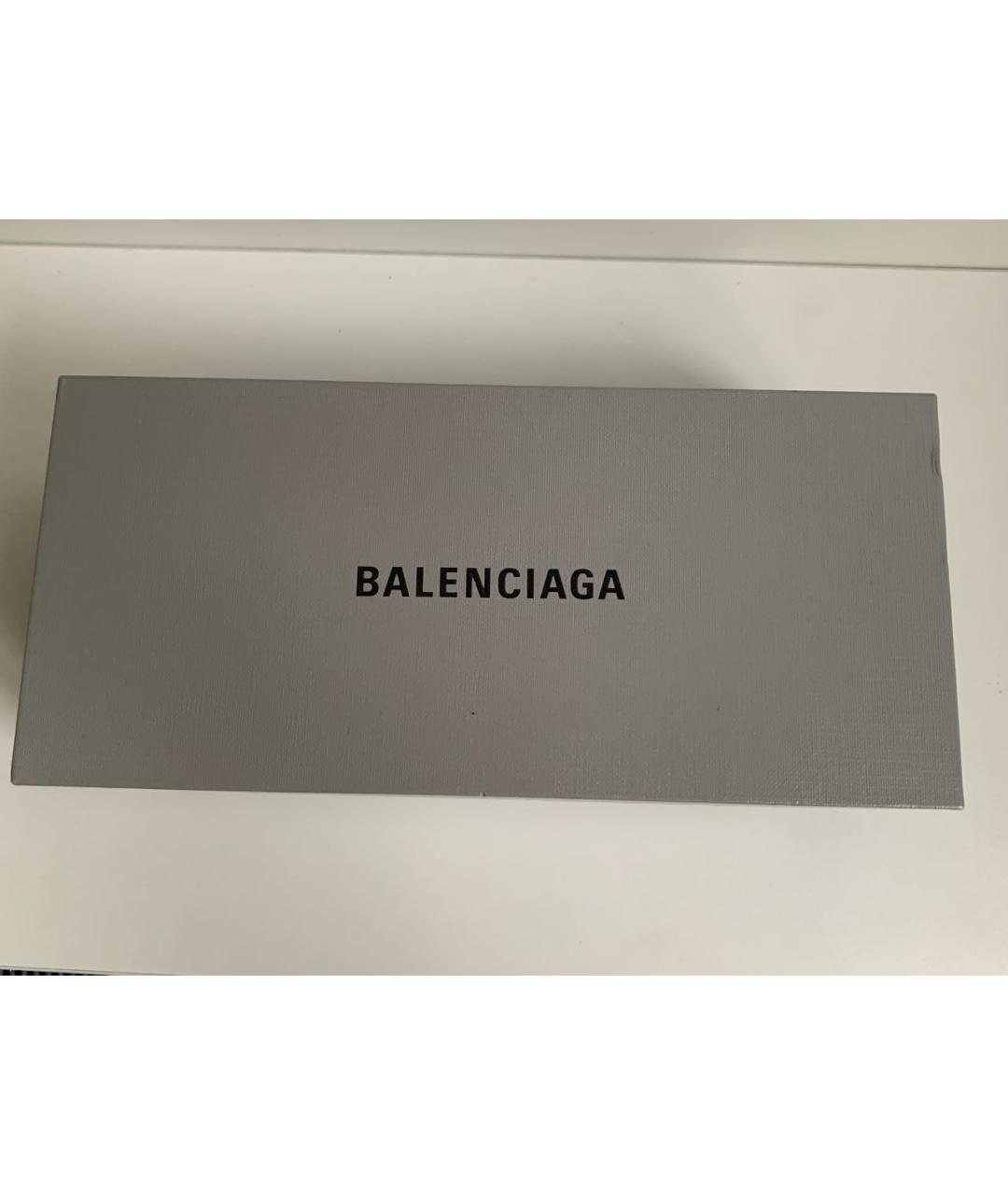 BALENCIAGA Черные пластиковые солнцезащитные очки, фото 4