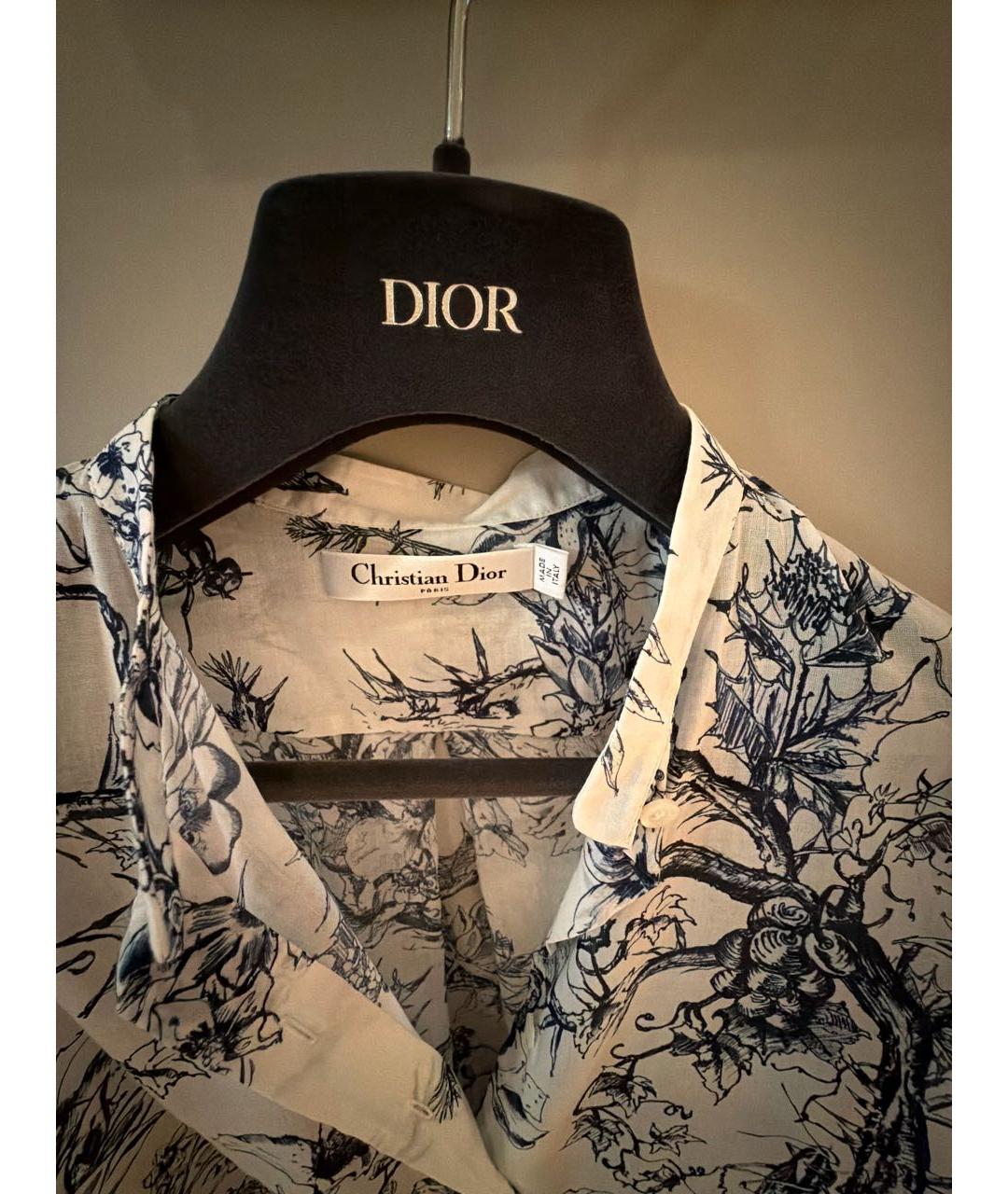 CHRISTIAN DIOR Хлопковая рубашка, фото 3