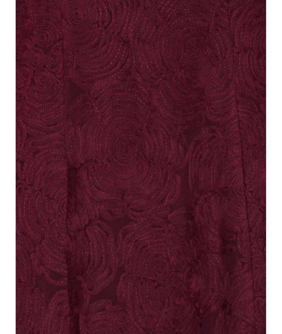 ROTATE Бордовое платье, фото 5