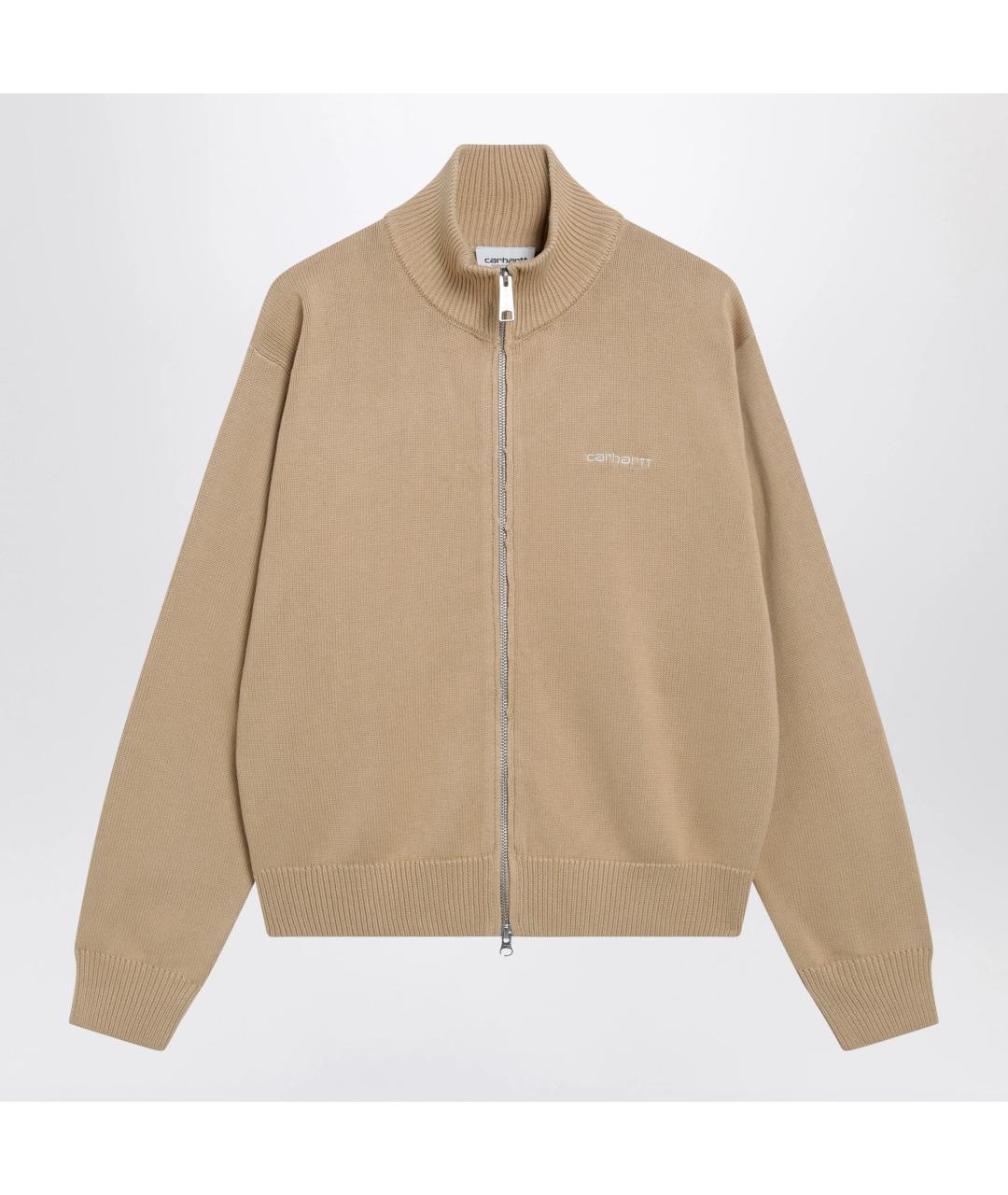 CARHARTT WIP Коричневый хлопковый джемпер / свитер, фото 3