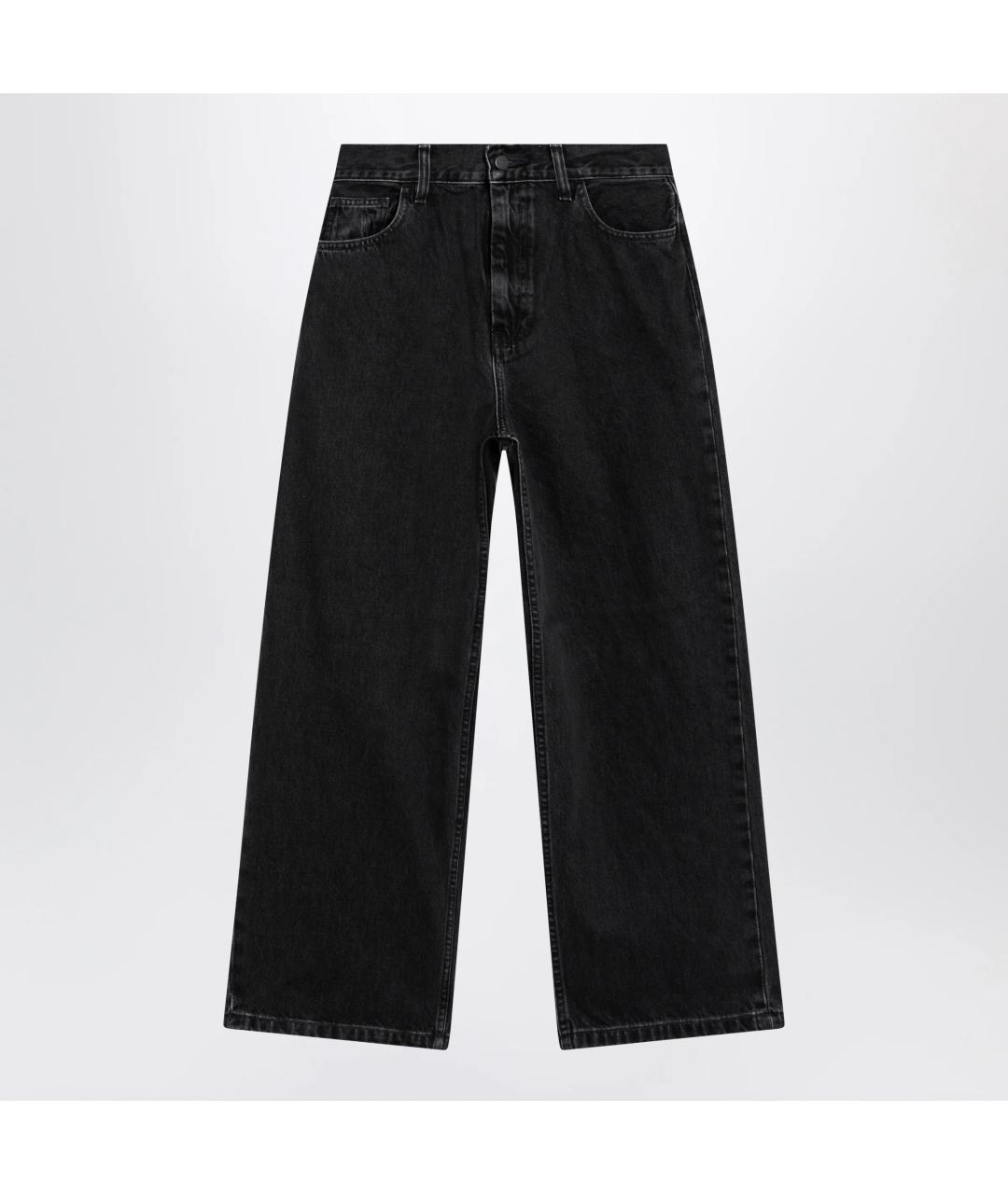 CARHARTT WIP Черные деним прямые брюки, фото 3