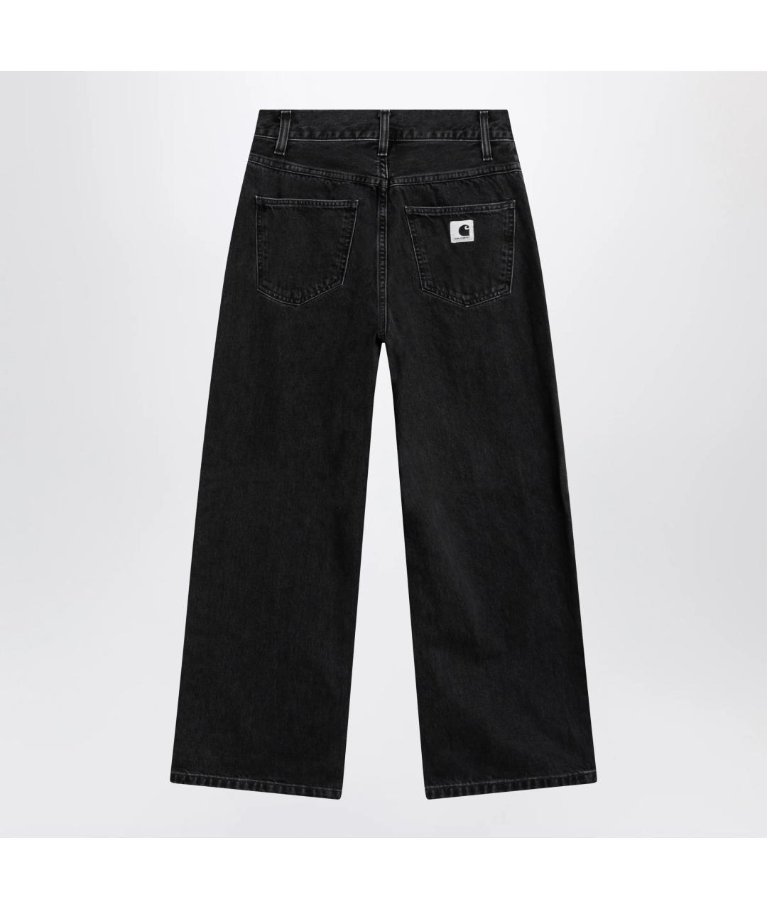 CARHARTT WIP Черные деним прямые брюки, фото 2