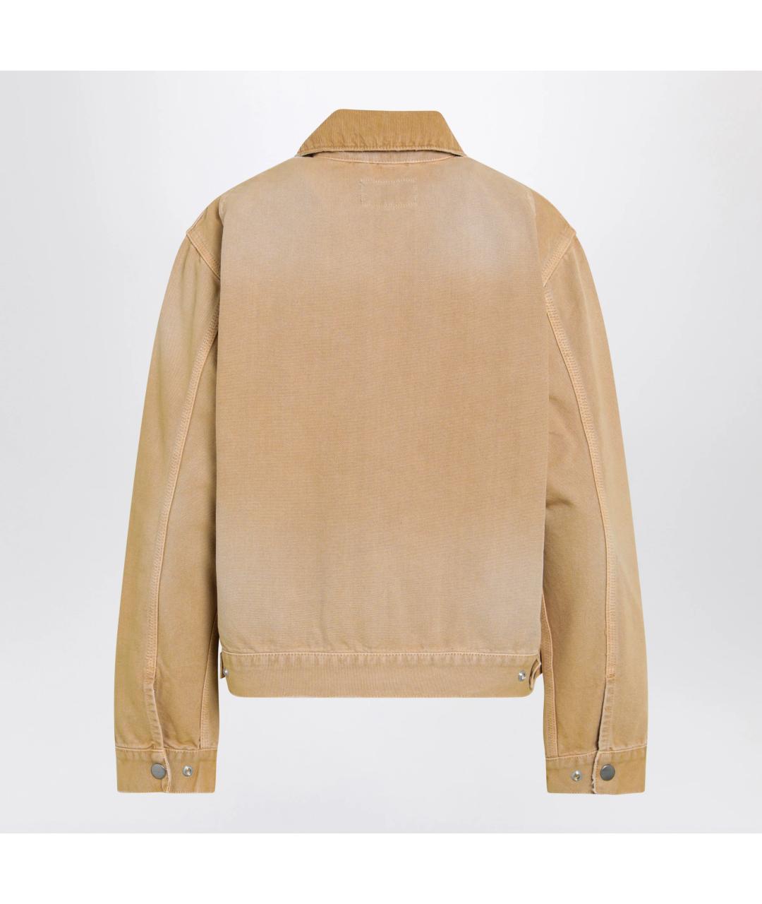 CARHARTT WIP Коричневая хлопковая куртка, фото 2