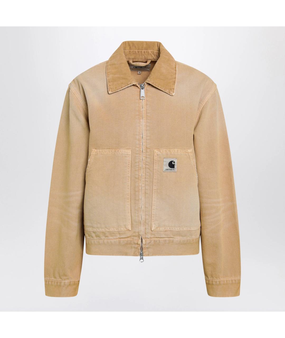 CARHARTT WIP Коричневая хлопковая куртка, фото 3