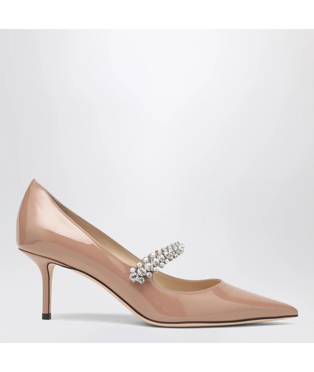 JIMMY CHOO Розовые туфли из лакированной кожи, фото 3
