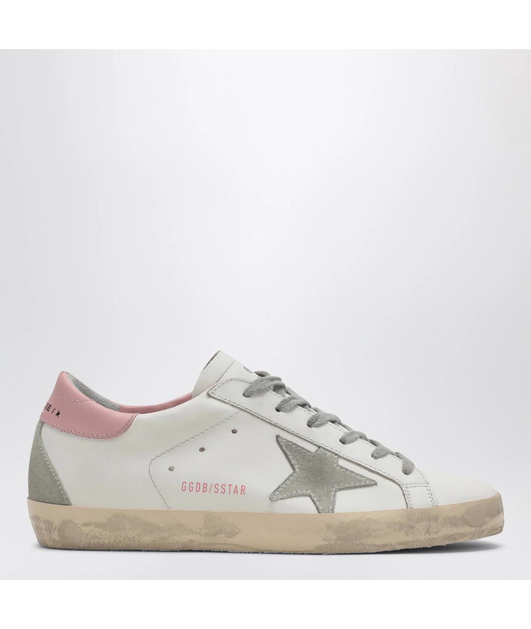 GOLDEN GOOSE DELUXE BRAND Белые кожаные кеды, фото 3