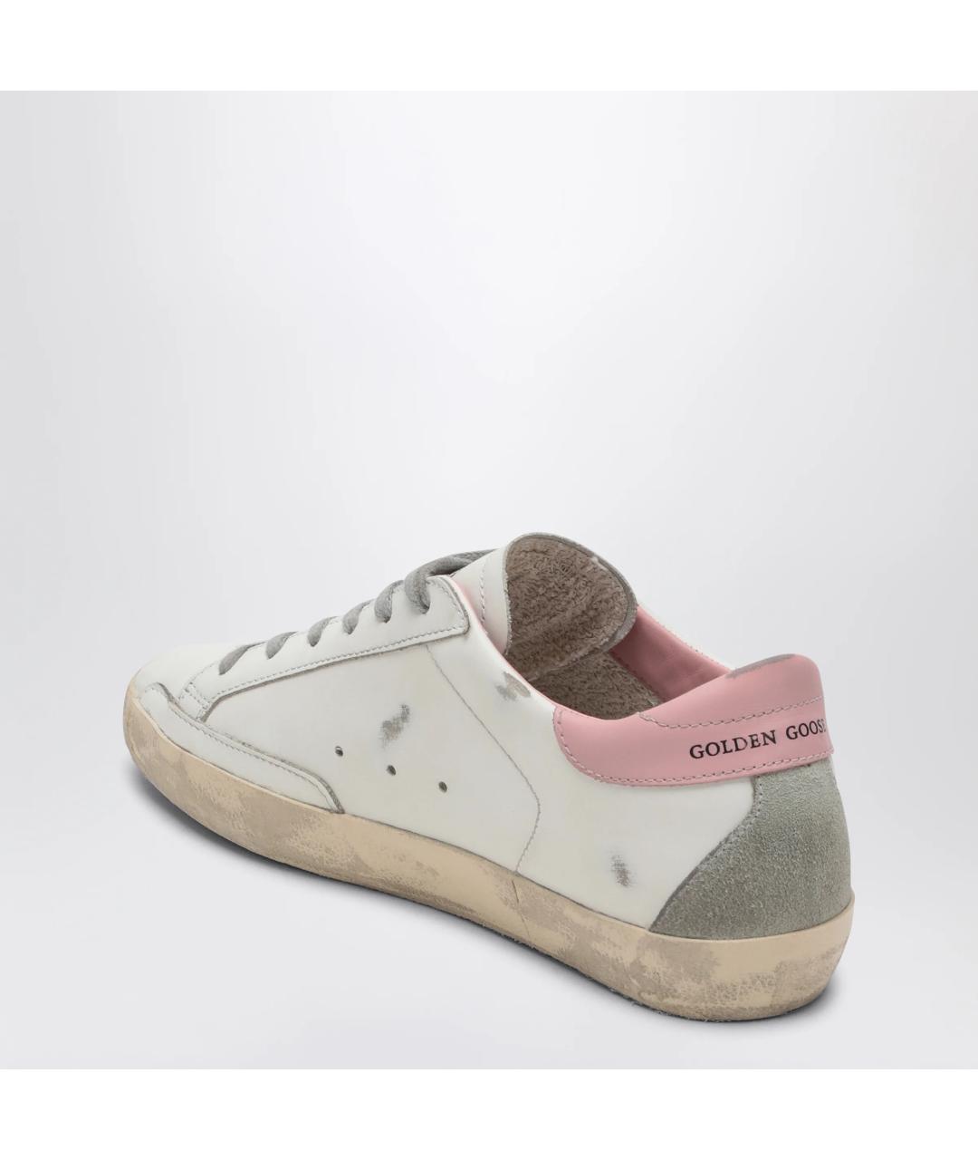 GOLDEN GOOSE DELUXE BRAND Белые кожаные кеды, фото 2