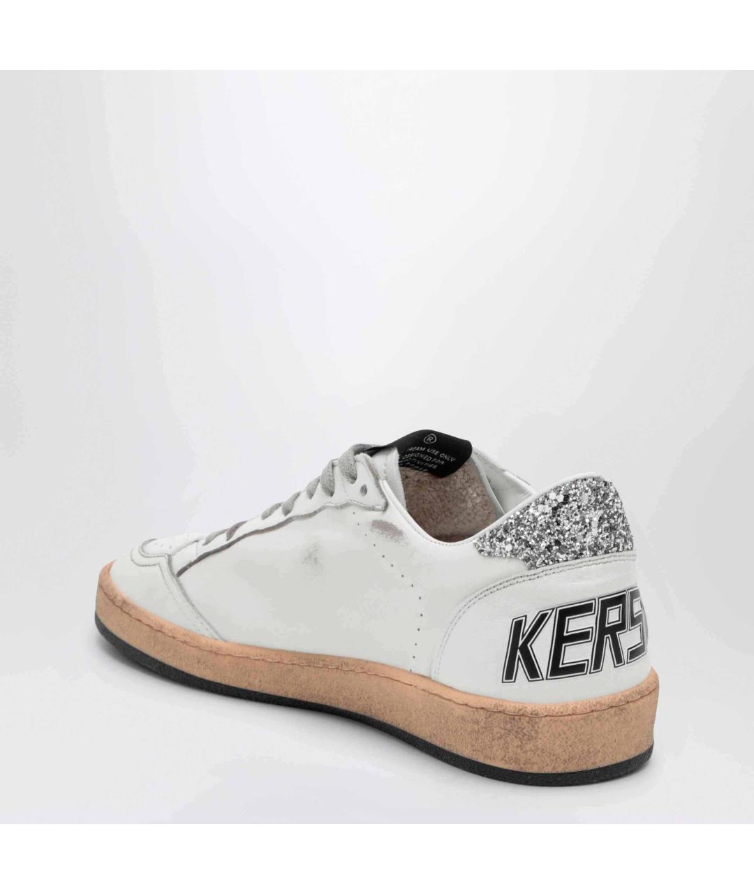 GOLDEN GOOSE DELUXE BRAND Белые кожаные кеды, фото 2