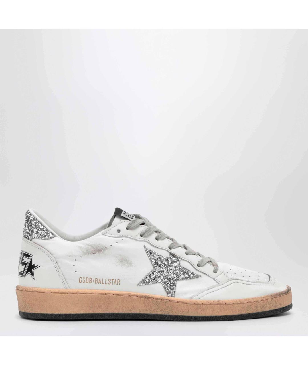 GOLDEN GOOSE DELUXE BRAND Белые кожаные кеды, фото 3