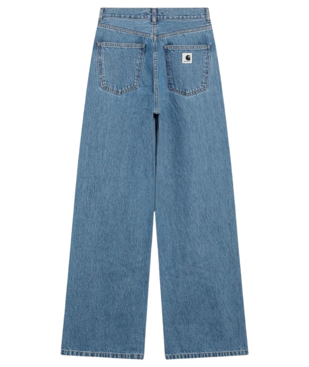 CARHARTT WIP Голубые прямые джинсы, фото 2