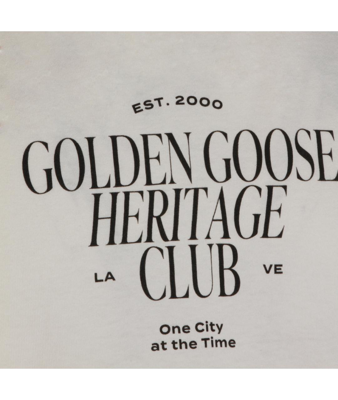 GOLDEN GOOSE Хлопковая футболка, фото 3