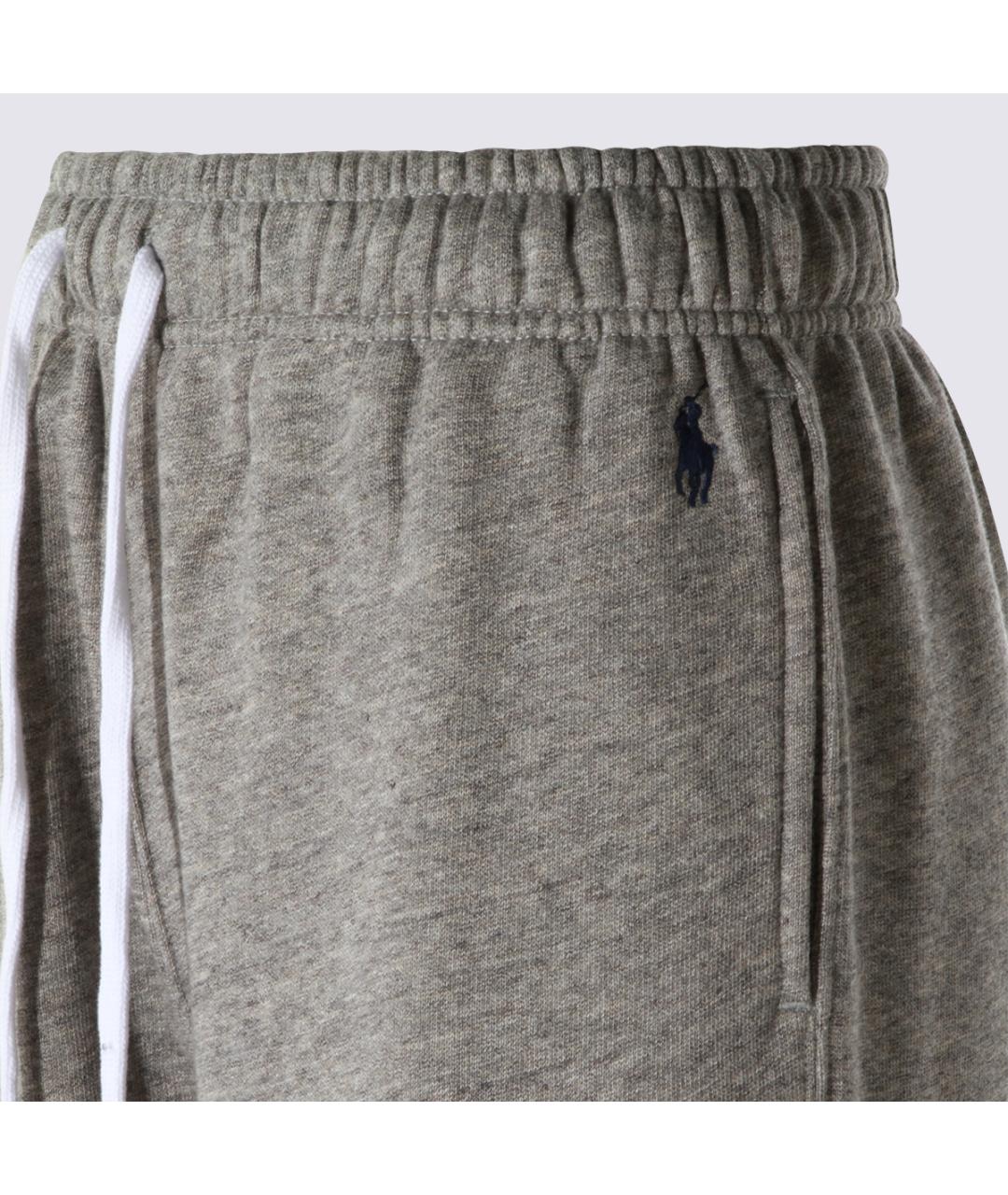 POLO RALPH LAUREN Серые хлопковые прямые брюки, фото 1
