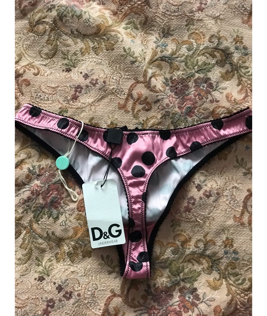 DOLCE & GABBANA UNDERWEAR Розовые трусы, фото 2