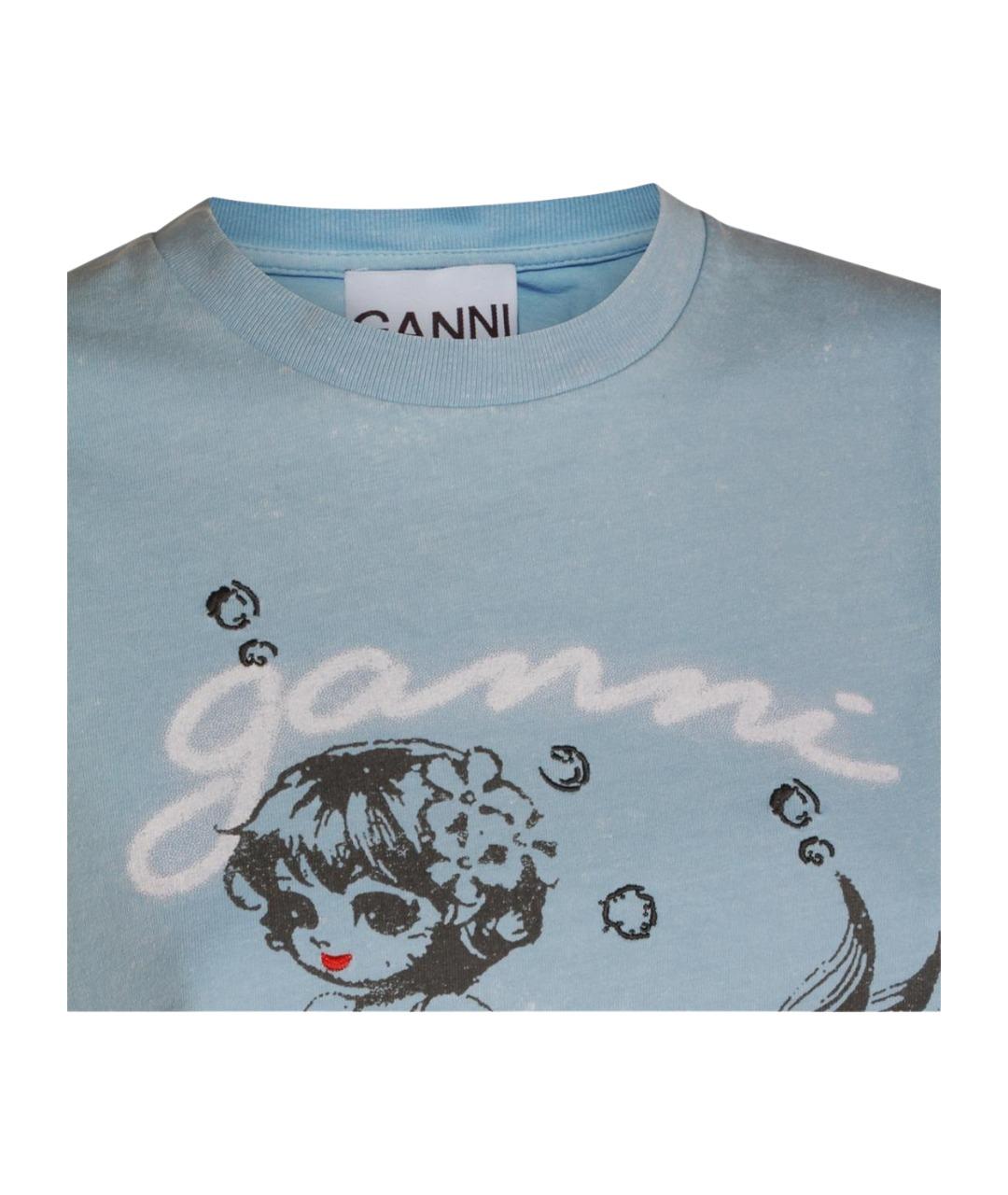 GANNI Мульти футболка, фото 3