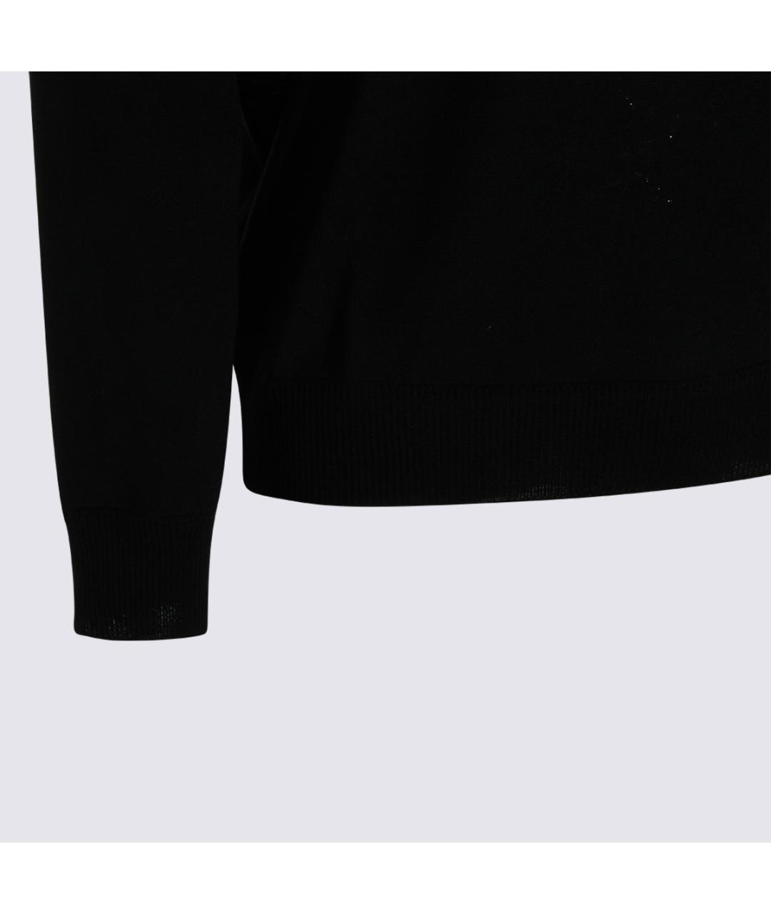 STONE ISLAND Черный шерстяной джемпер / свитер, фото 4