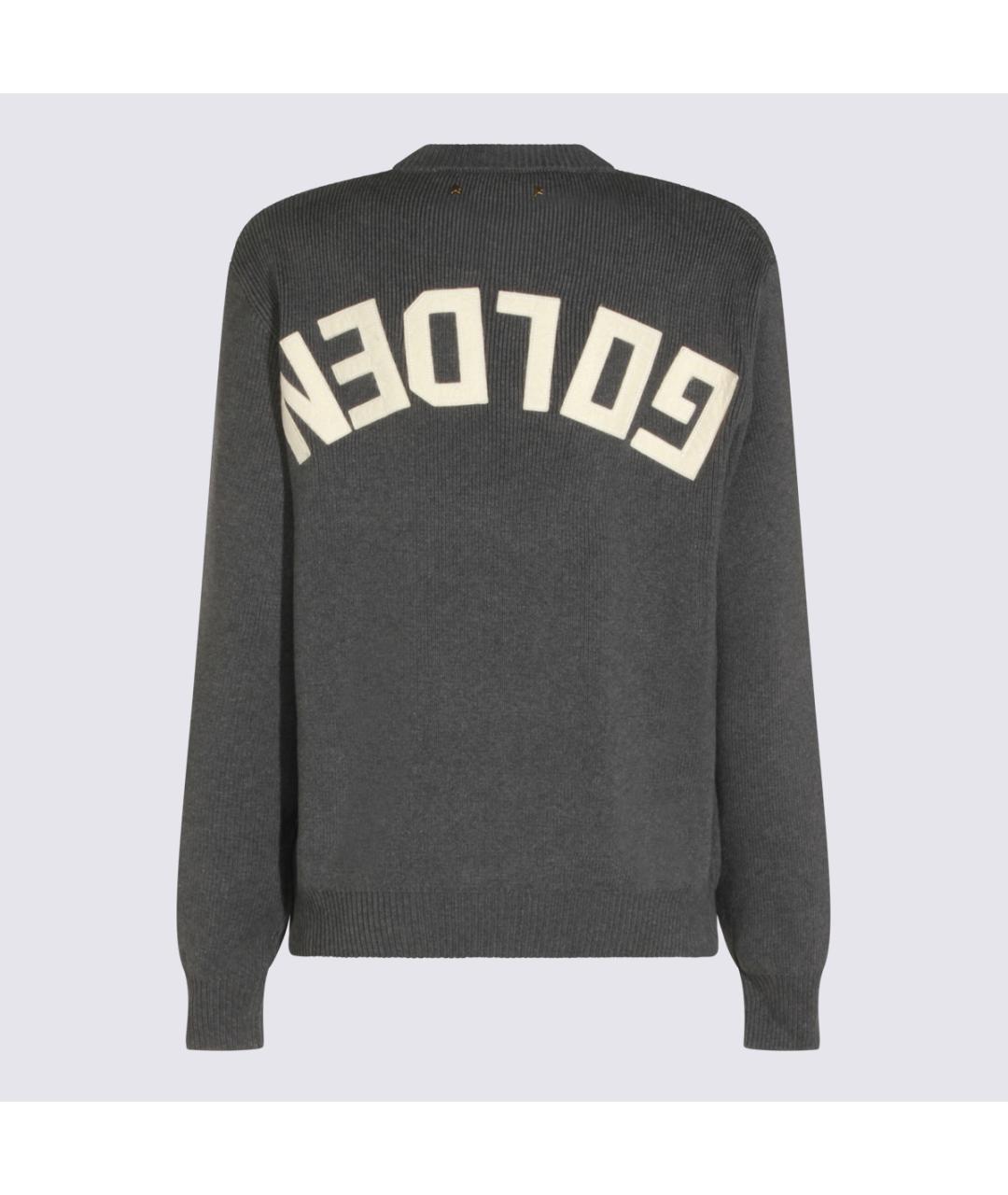 GOLDEN GOOSE DELUXE BRAND Серый хлопковый джемпер / свитер, фото 2